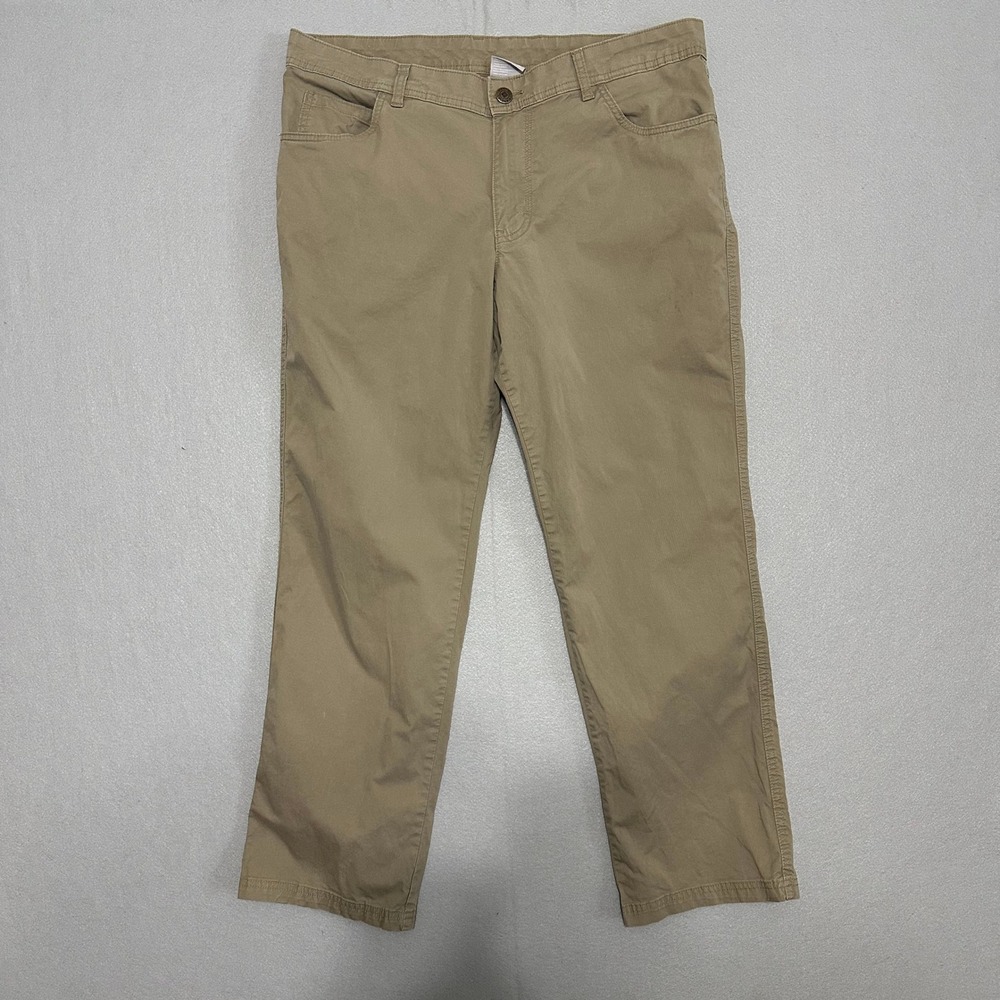 Columbia‎ Mens 36x30 Khaki Tan Straight Leg 5 Pocket Casual Pants Outdoor Hiking
